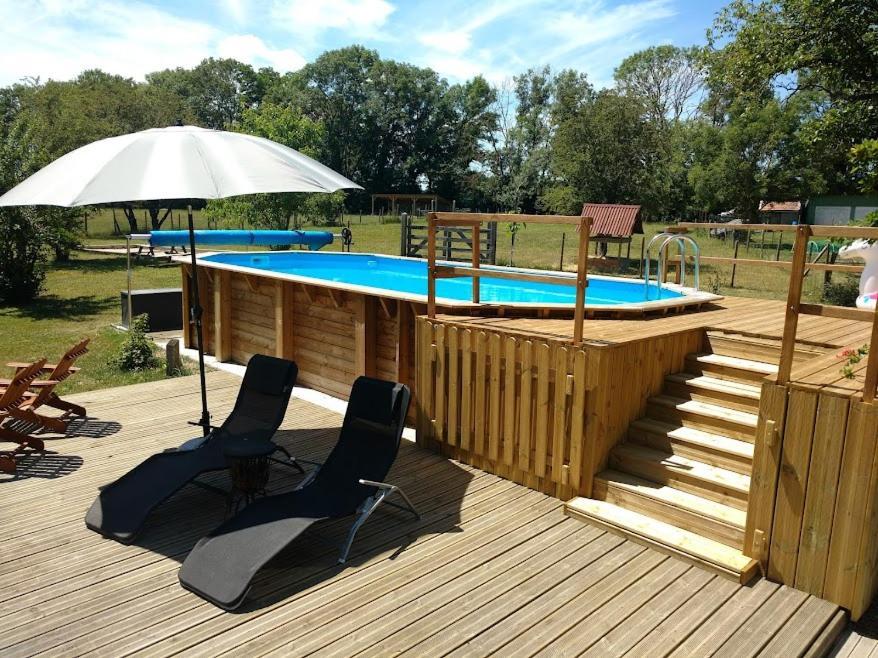 B&B Le Corbier Herry Exterior foto